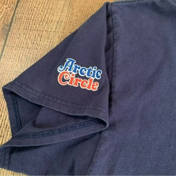 Arctic Circle mens short sleeve crew neck t-shirt with icecream graphic blue -XL - Picture 7 of 10